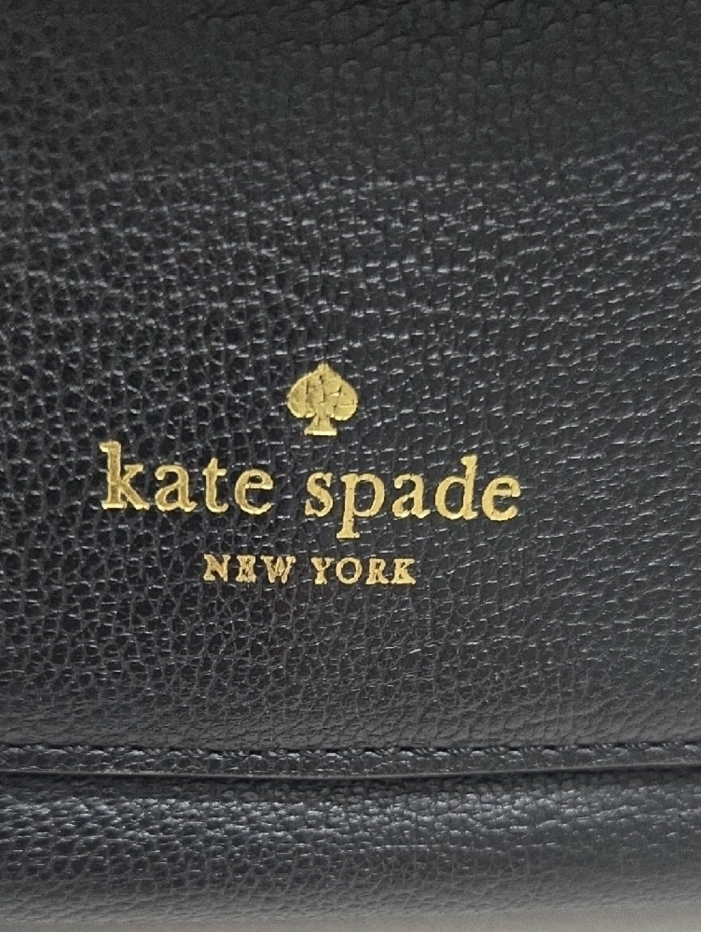 kate spade Black Leather Satchel with Gold Hardware and Tassel - Picture 3 of 10